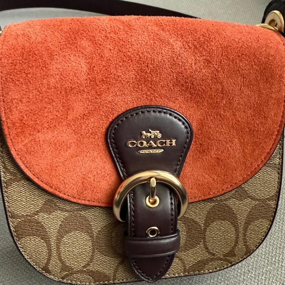 Coach. Kleo bag Signature Canvas Suede - Picture 9 of 14